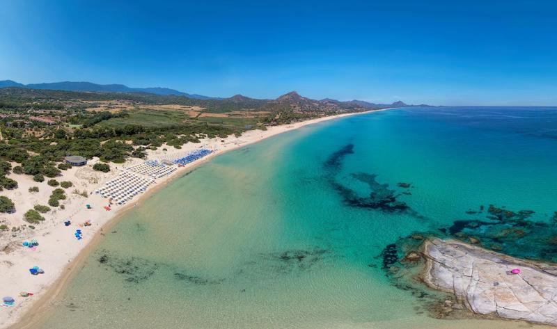 Praia de Scoglio di Peppino em Costa Rei